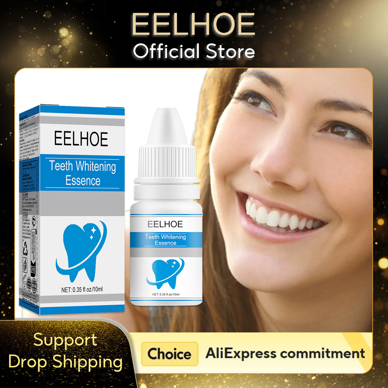 Teeth Whitening Serum - EELHOE Zahnaufhellungsserum, Karies, Entfernen der Zähne,