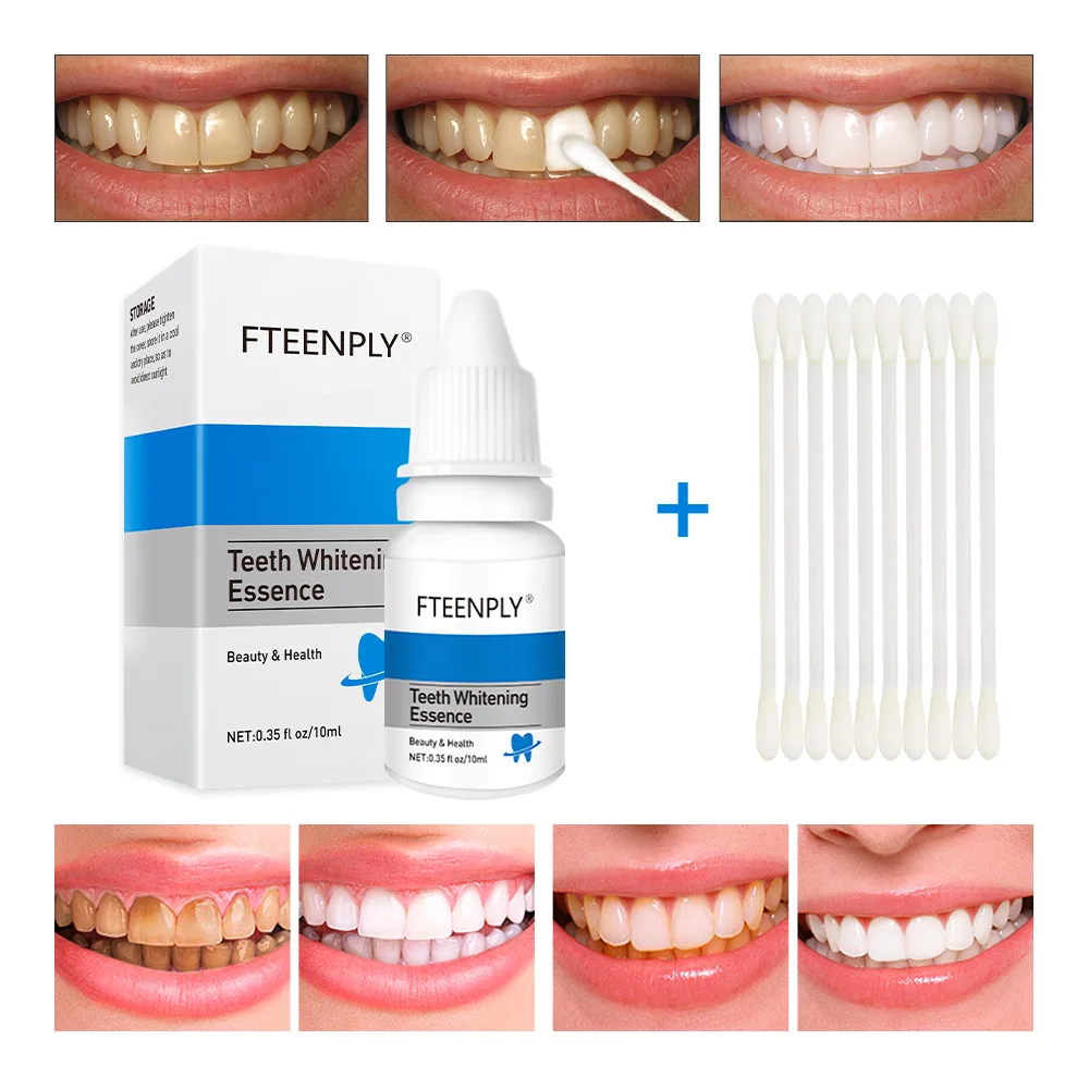 Teeth Whitening Serum - FTEENPLY Zahnaufhellung Essenz Pulver Mundhygiene Reinigungsserum