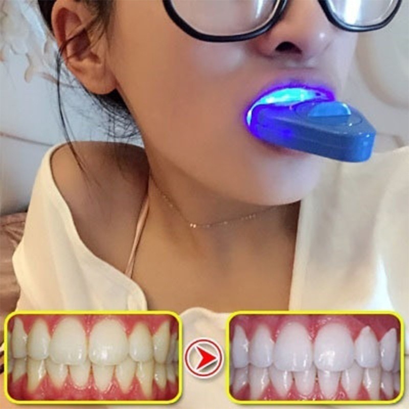 Teeth Whitening Uv Light - LED-Zahnaufhellungslicht Blaues UV-Licht zur Zahnaufhellung Laser-Zahnbleichlampe