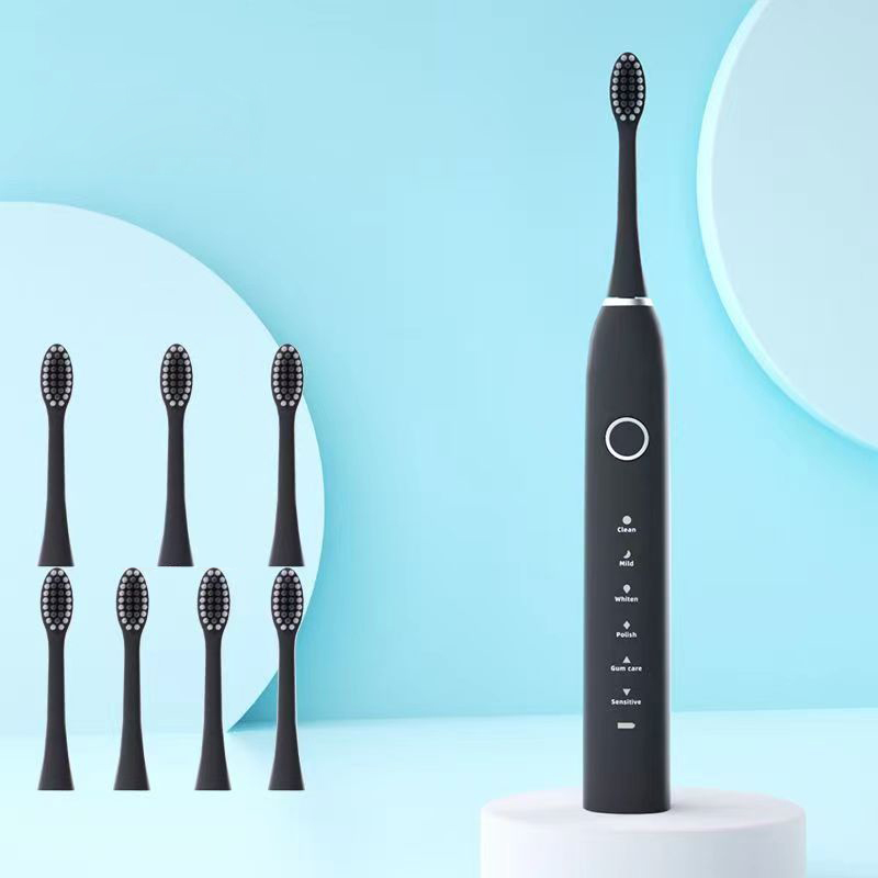 Electric Toothbrush Sonic - Elektrische Schallzahnbürste mit 6 Modi, USB