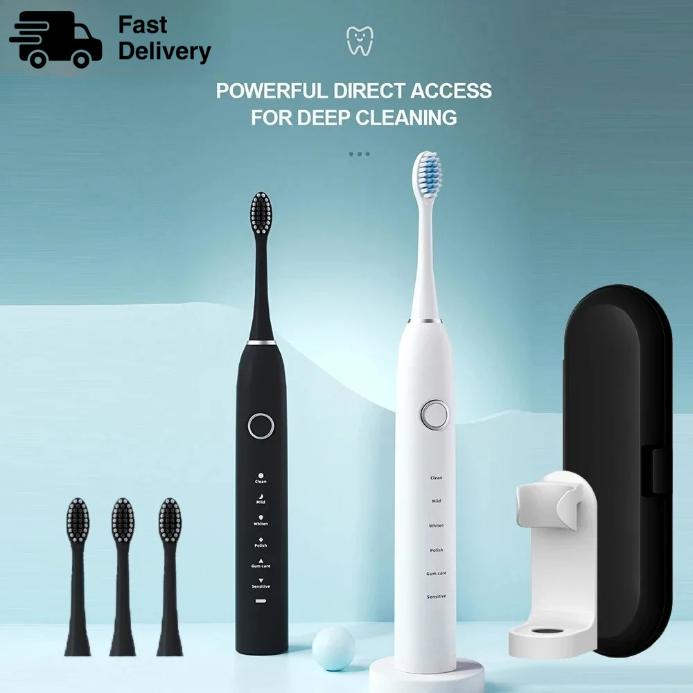 Electric Toothbrush Sonic - KLXKLX Sonic Elektrische Zahnbürste IPX7 Wiederaufladbare