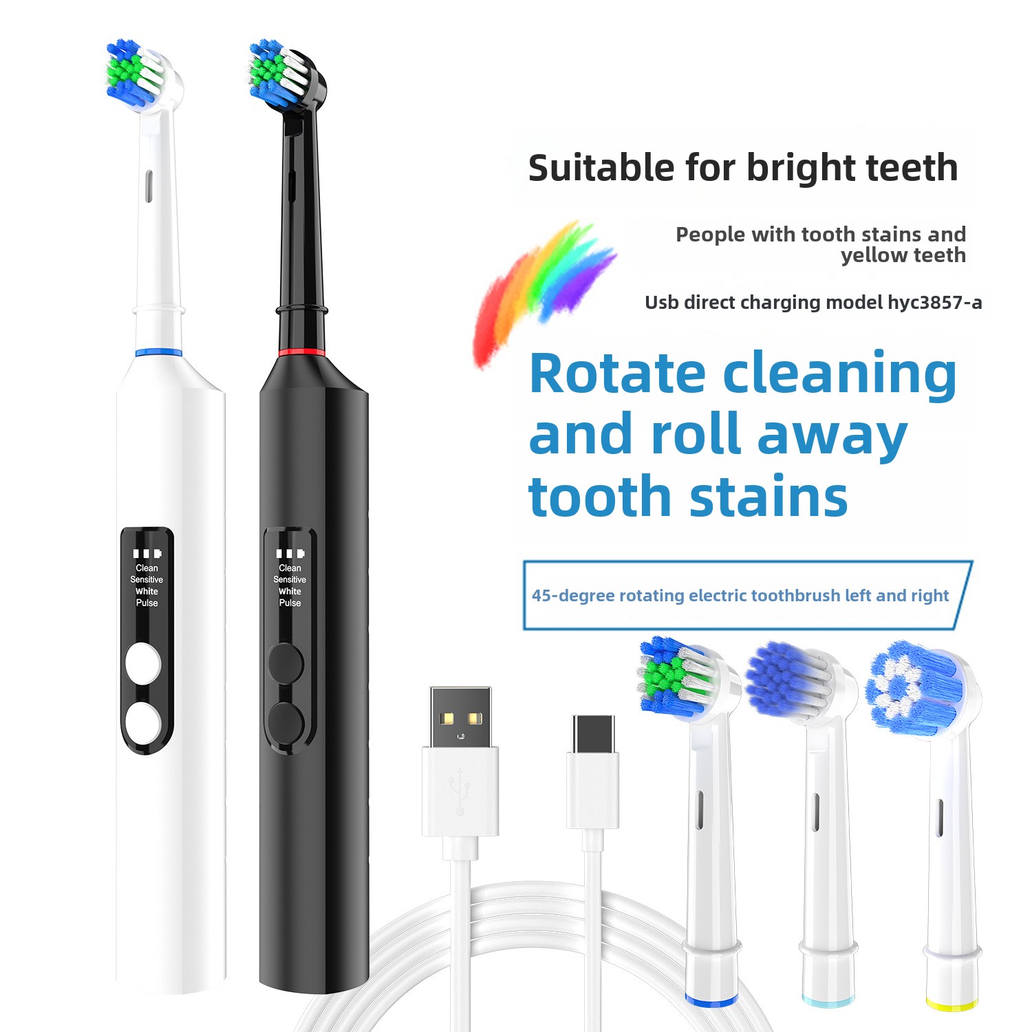 Kabellose, wiederaufladbare, v – Electric Toothbrush Sonic Bewertung und Preis