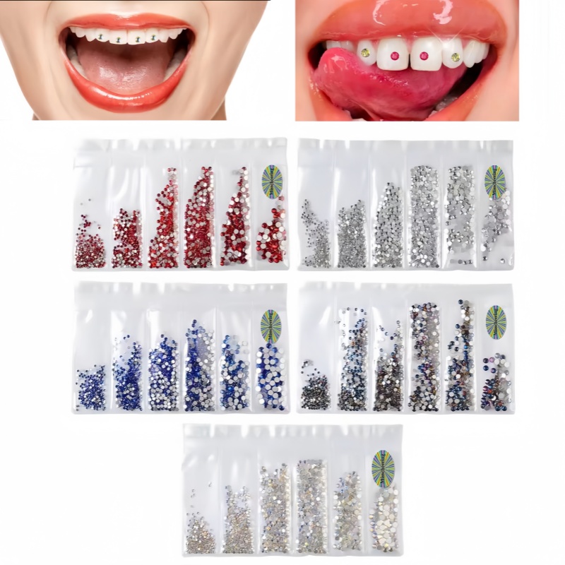 1 Set Zähne Edelstein Dekorati – Tooth Gem Kit Bewertung und Preis