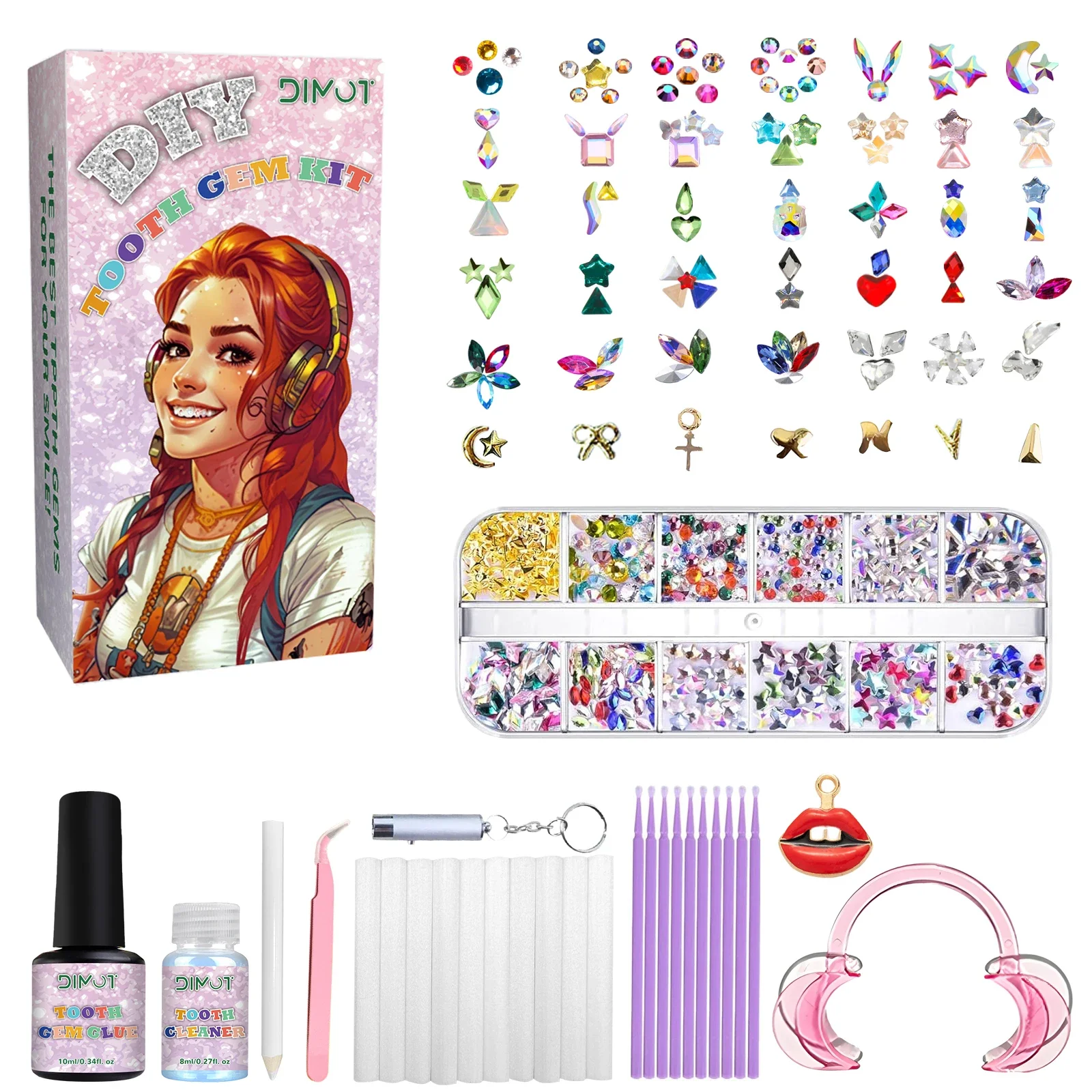 Zahnschmuck-Set, DIY-Zähne, Ed – Tooth Gem Kit Bewertung und Preis