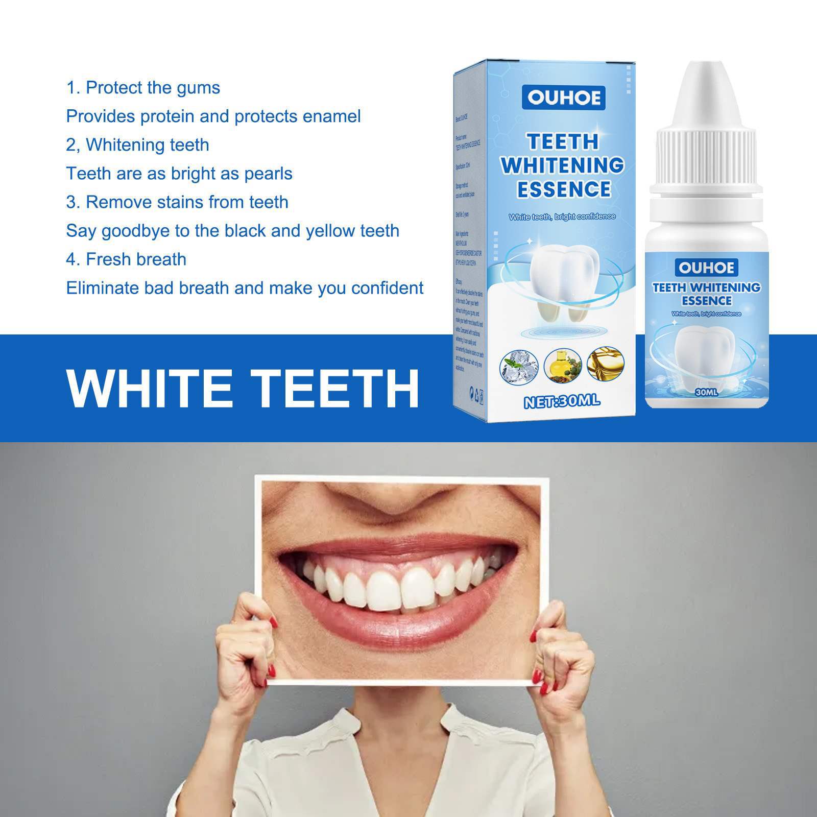 Zahnaufhellungsessenz, Plaque  – Teeth Whitening Serum Bewertung und Preis