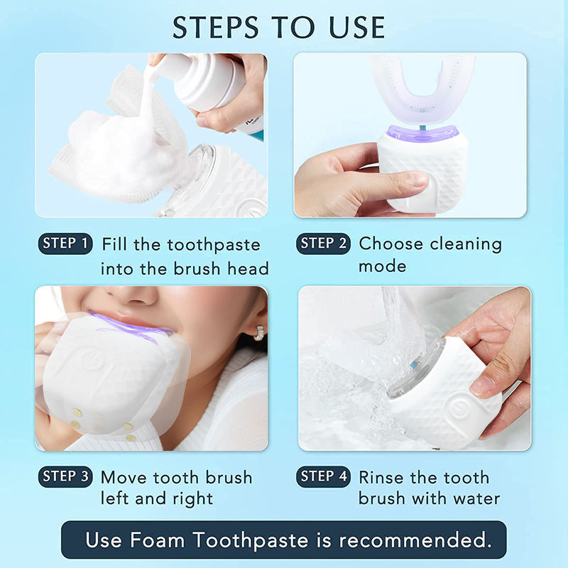 Professionelle tragbare 360-Gr – Electric Toothbrush Sonic Bewertung und Preis