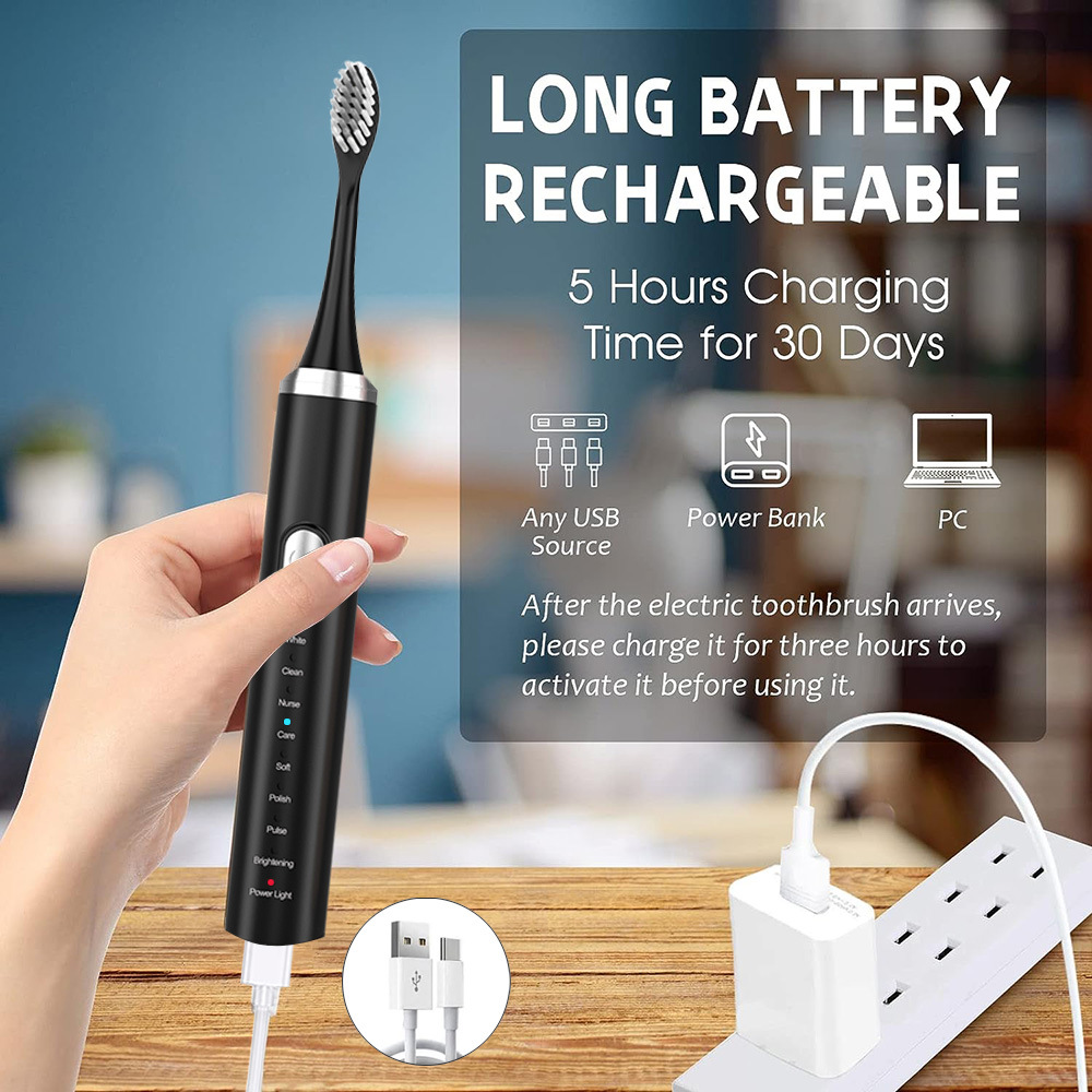 Elektrisches Zahnbürstenset, w – Electric Toothbrush Sonic Bewertung und Preis
