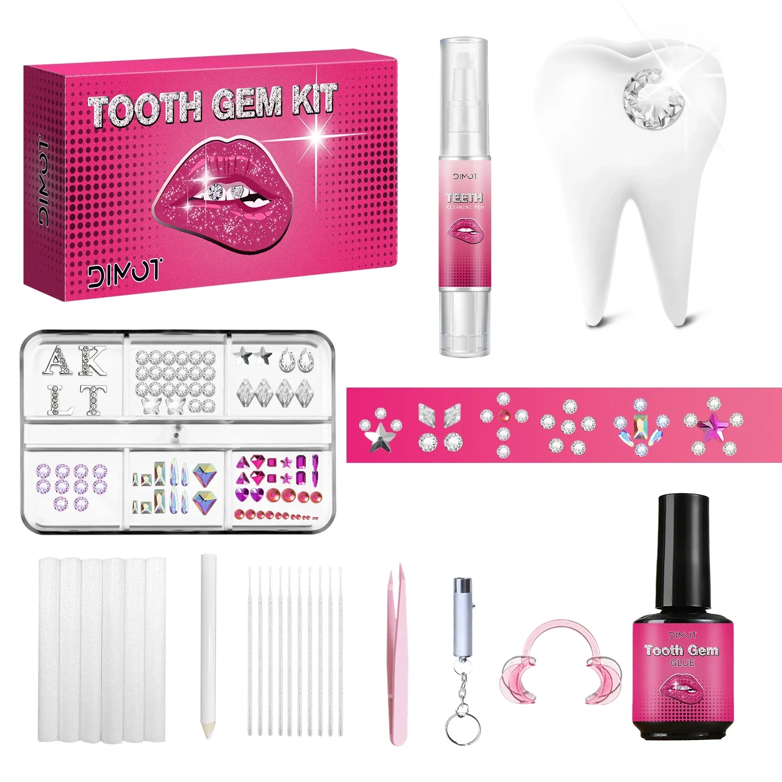 DIY-Zahn-Edelstein-Set mit Kri – Tooth Gem Kit Bewertung und Preis