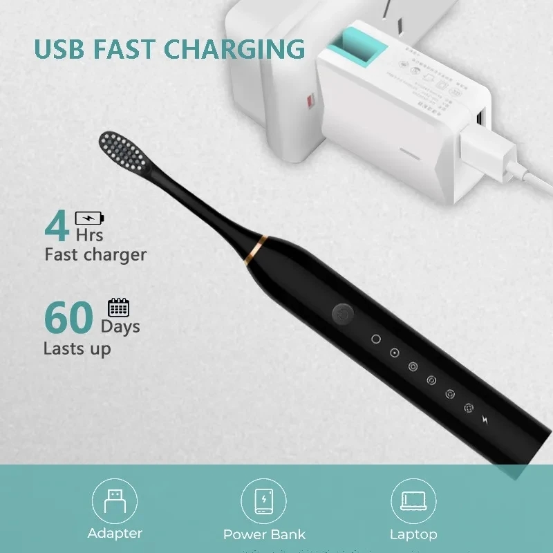 Elektrische Schallzahnbürste,  – Electric Toothbrush Sonic Bewertung und Preis