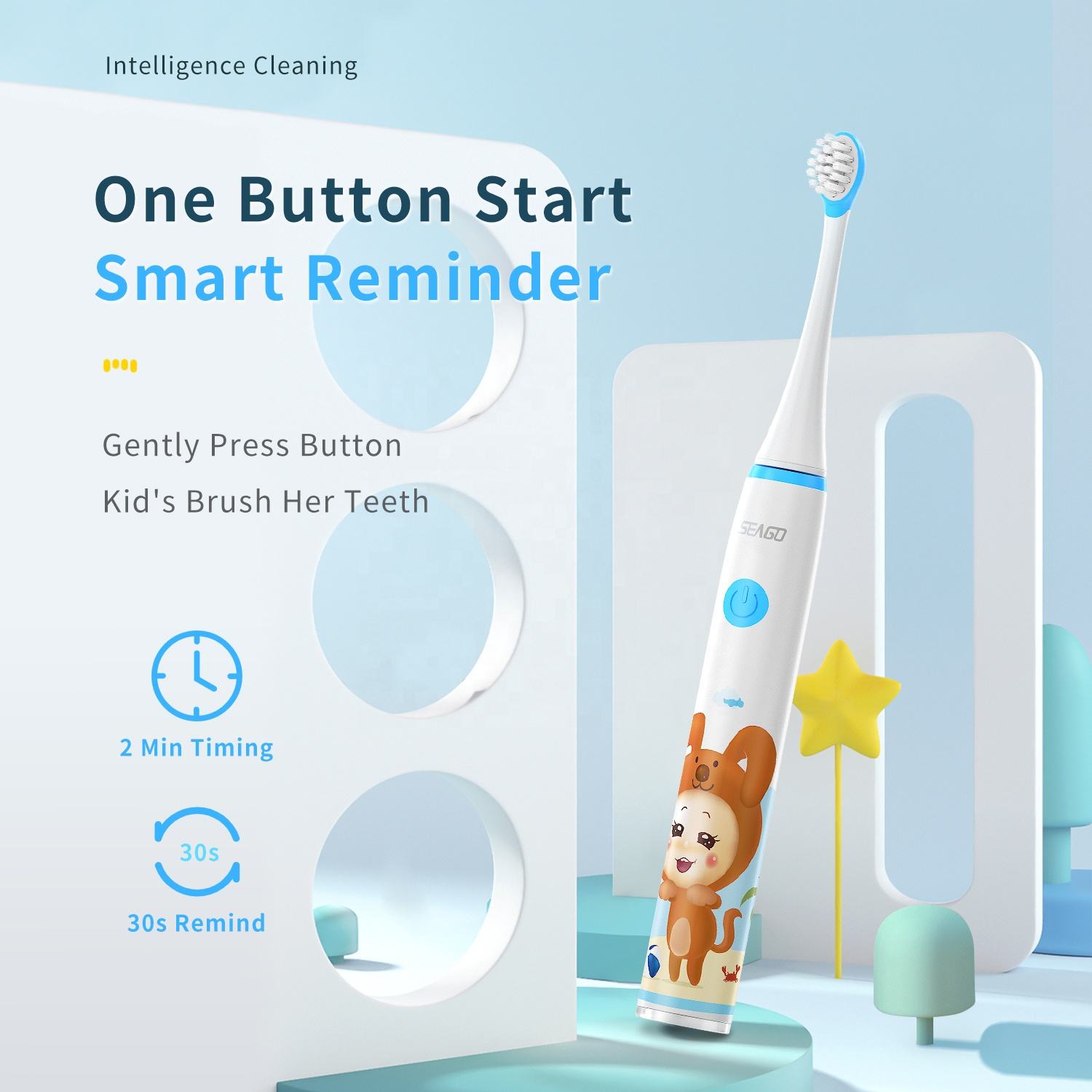 Seago SG-567 Elektrische Kinde – Electric Toothbrush Sonic Bewertung und Preis