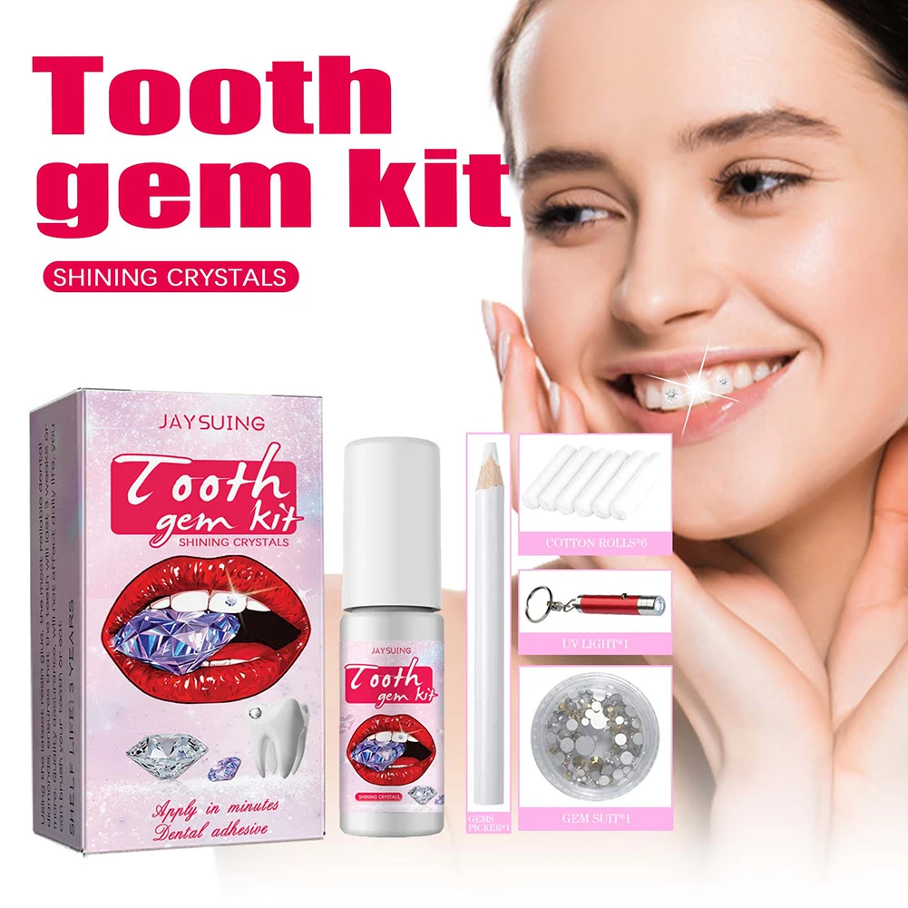 DIY Zahn Edelsteine Kit mit Kr – Tooth Gem Kit Bewertung und Preis